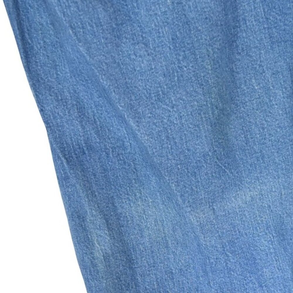 J.Crew ‘96 Denim Trouser Jeans Size 34 Flare Wide Legs 70s Vibe - Picture 9 of 9